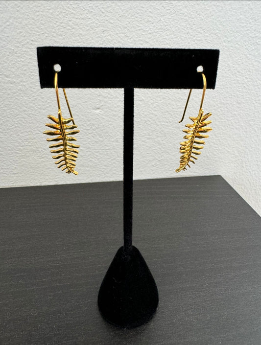 Stalk Golden (yellow golden) Earings